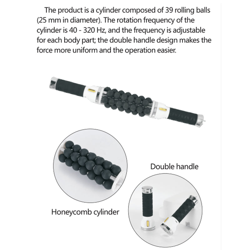 Body Massage Device Belly Back Rolling Vibration Whole Body Cellulite Reduction Massage Roller Slimming Machine