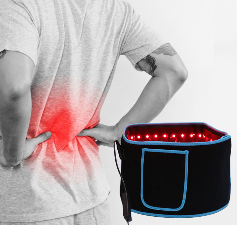 Home Use Pain Relief Pulsed Led Red Infrared Light Physical Therapy Waist Massage Wearable Photon Belts Wrap