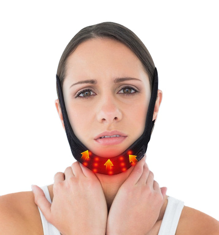 Physical Therapy Equipment Red led Light 650nm 850nm Chin Wrap Fat Loss Lipo Red Light Belt For Double Chin