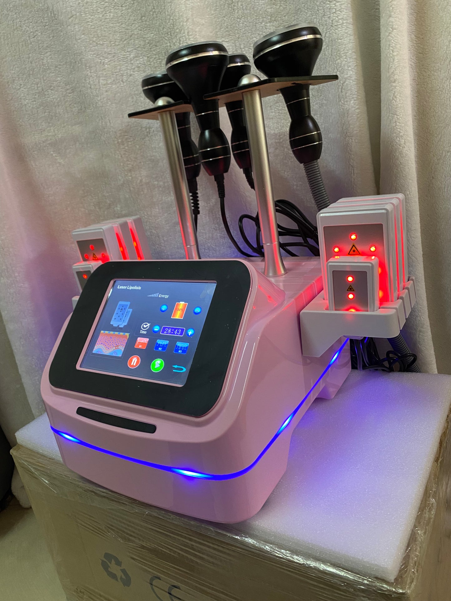 Spa Salon Home Body Vacuum Newest Body Sculpting Beauty Massager Ultrasound Cavitation S Shape Machine