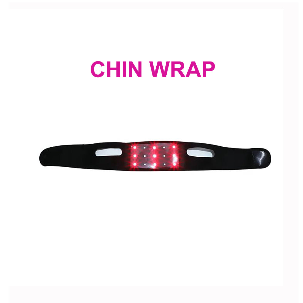 Physical Therapy Equipment Red led Light 650nm 850nm Chin Wrap Fat Loss Lipo Red Light Belt For Double Chin