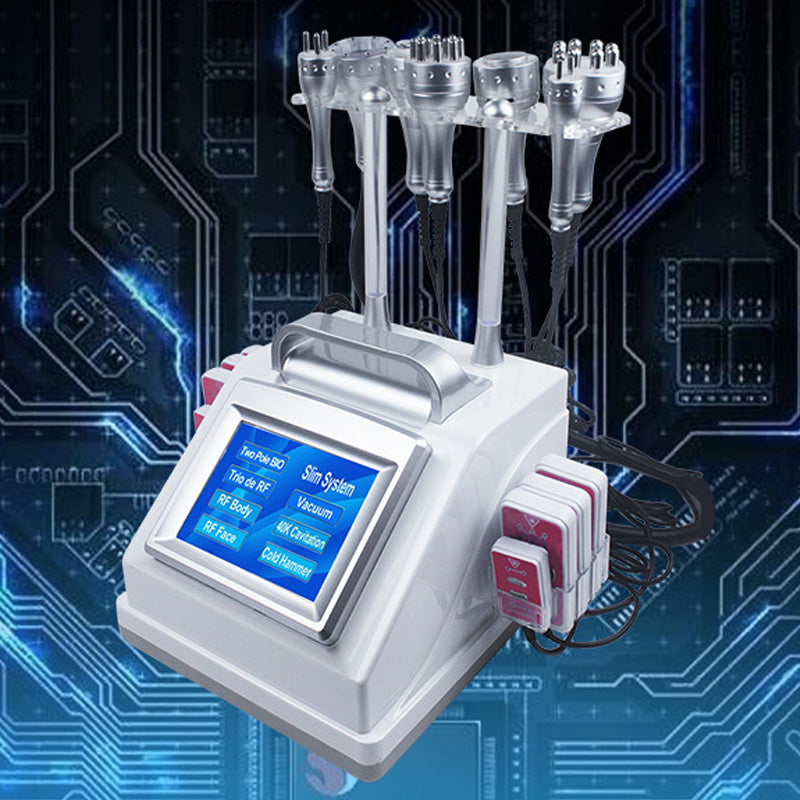 Weight Loss Vacuum Cavitation System 9 in 1 Ultrasonic Fat Explosive Apparatus portable cavitation microwave slimming machine