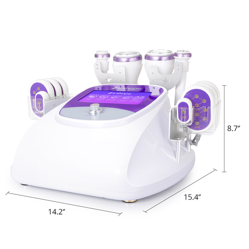 Professional Ultrasonic Cavitation 2.5 30K Vacuum RF Fat Removal EMS EL Face Lift LED Laser Machine