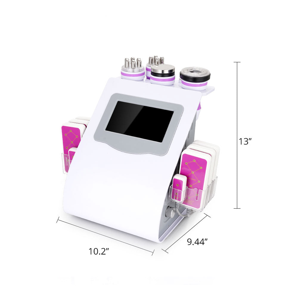 6 In1 Cavitation 2.0 40k Vacuum Cavitation RF Weight Loss Radio Frequency Beauty