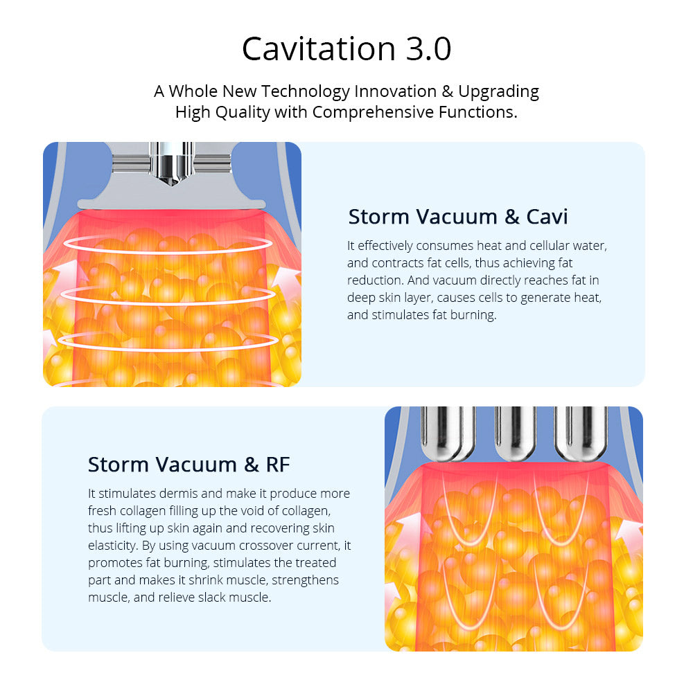 3.0 CaVstorm Body S-shaping Skin Firming Professional Beauty Machine