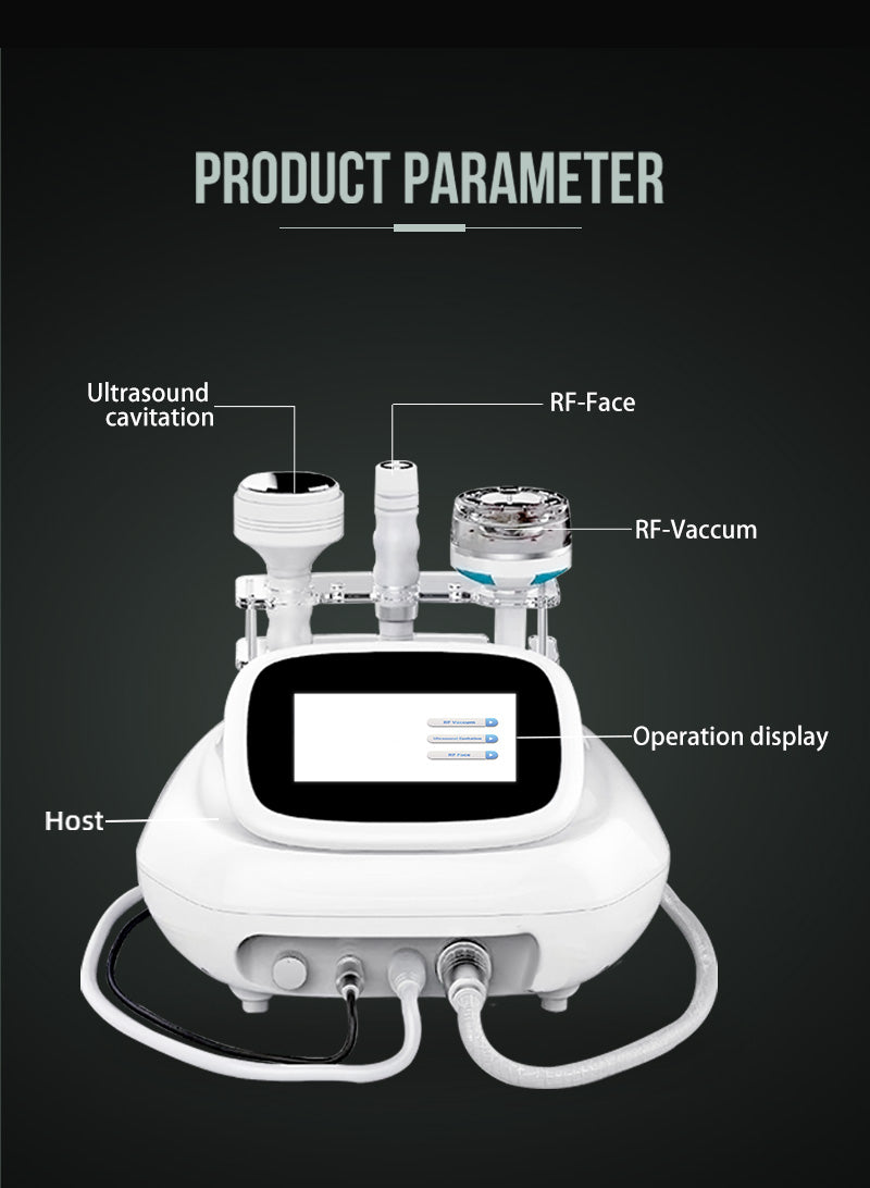 3 in 1 40k cavitatIon vacuum lipo massage machine Mini 4-MAX Slimming Machine