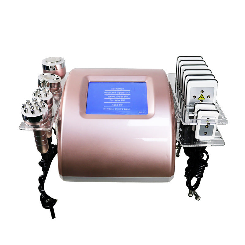 6 In 1 Lipo 40k Ultrasonic RF Cavitation Laser Slimming Vacuum Cavitation System Beauty Machine
