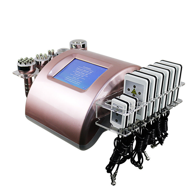 6 In 1 Lipo 40k Ultrasonic RF Cavitation Laser Slimming Vacuum Cavitation System Beauty Machine