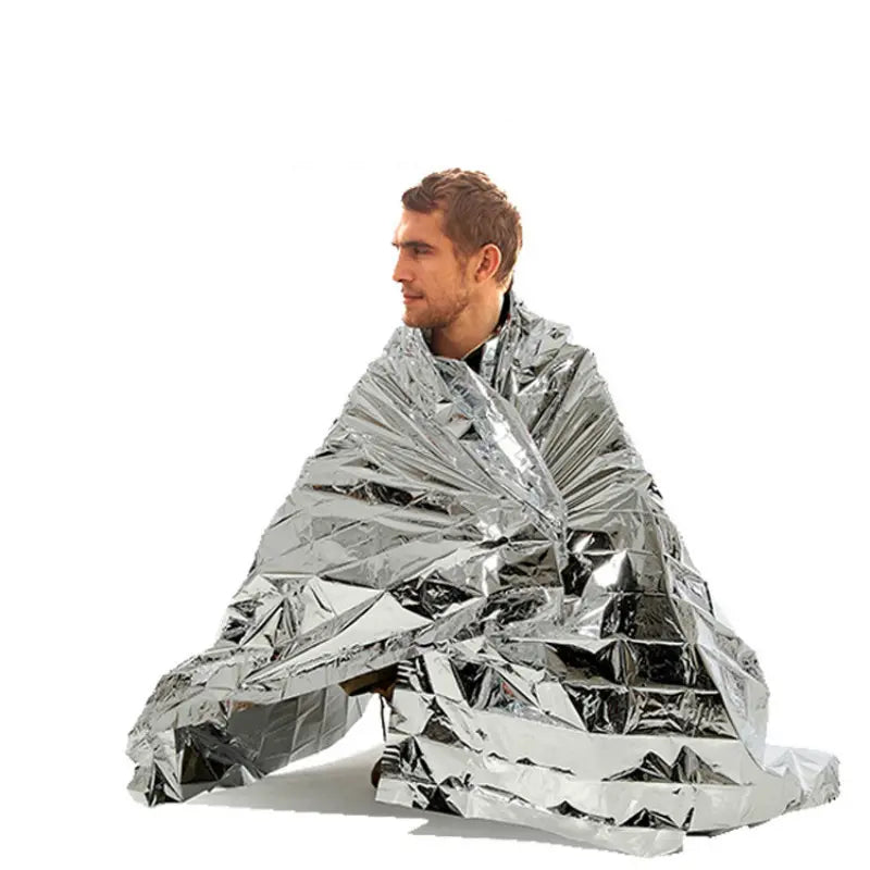 custom color Aluminum Mylar Foil Emergency Rescue Space Thermal Solar Blanket