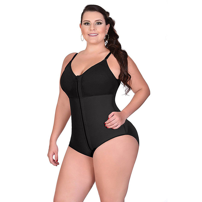 Deep V Neck Fajas Waist Shapewear Shapers Butt Lifter High Waist Slimming Tummy Control Thong Plus Size Full Body Shaper