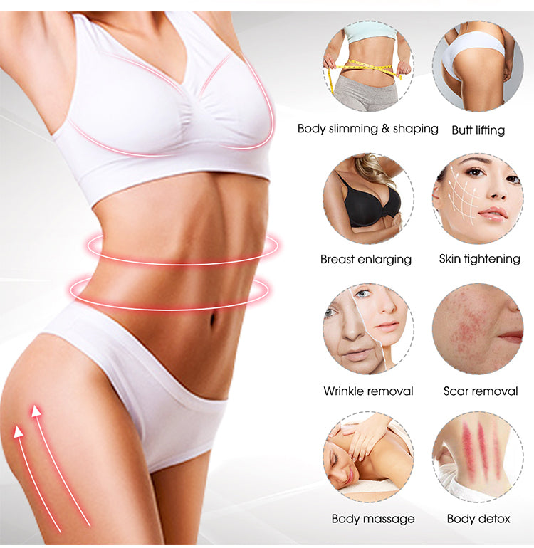 40k cavitation radiofrecuency slimming machine rf vacuum breast massager butt lifting machine 2 in 1