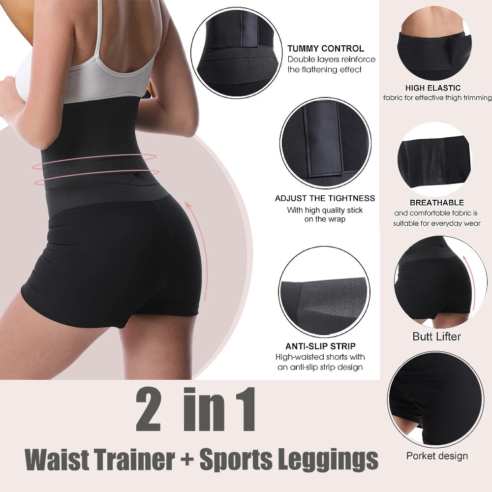 High Waist Trainer Body Shaper Panties Shorts Slimming Fajas