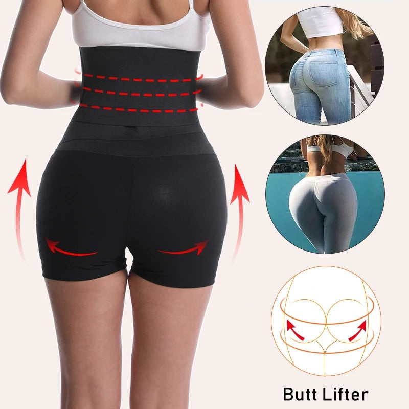 High Waist Trainer Body Shaper Panties Shorts Slimming Fajas