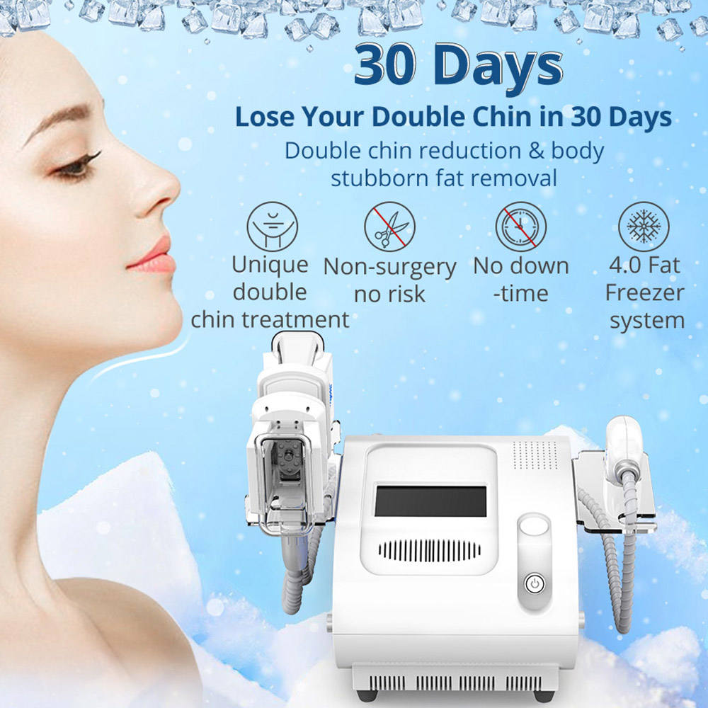 3 handles fat removal double chin cooling vacuum cryotherapy cryo slimming fat freezing Machines
