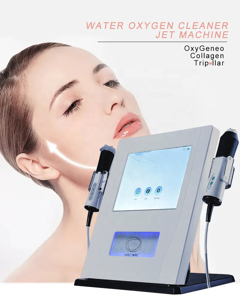 3 In 1 Exfoliate Oxygen Jet Skin Care CO2 Bubble Facial Machine RF Skin Tightening Machine