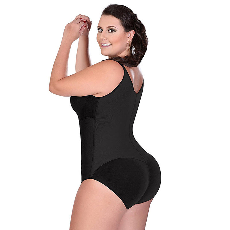 Deep V Neck Fajas Waist Shapewear Shapers Butt Lifter High Waist Slimming Tummy Control Thong Plus Size Full Body Shaper