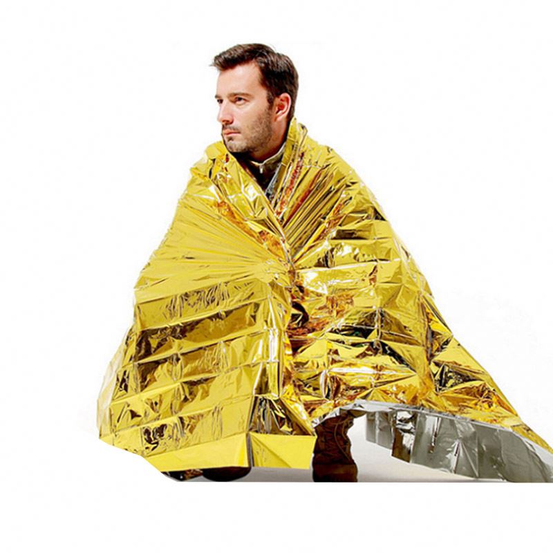 custom color Aluminum Mylar Foil Emergency Rescue Space Thermal Solar Blanket