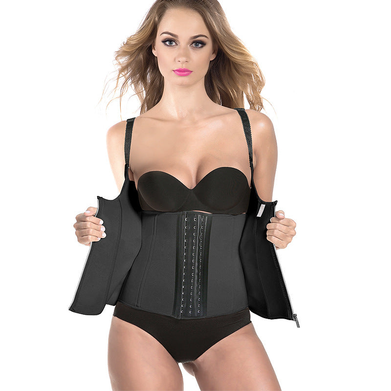 Adjustable Shoulder Strap Neoprene Waist Trainer Vest