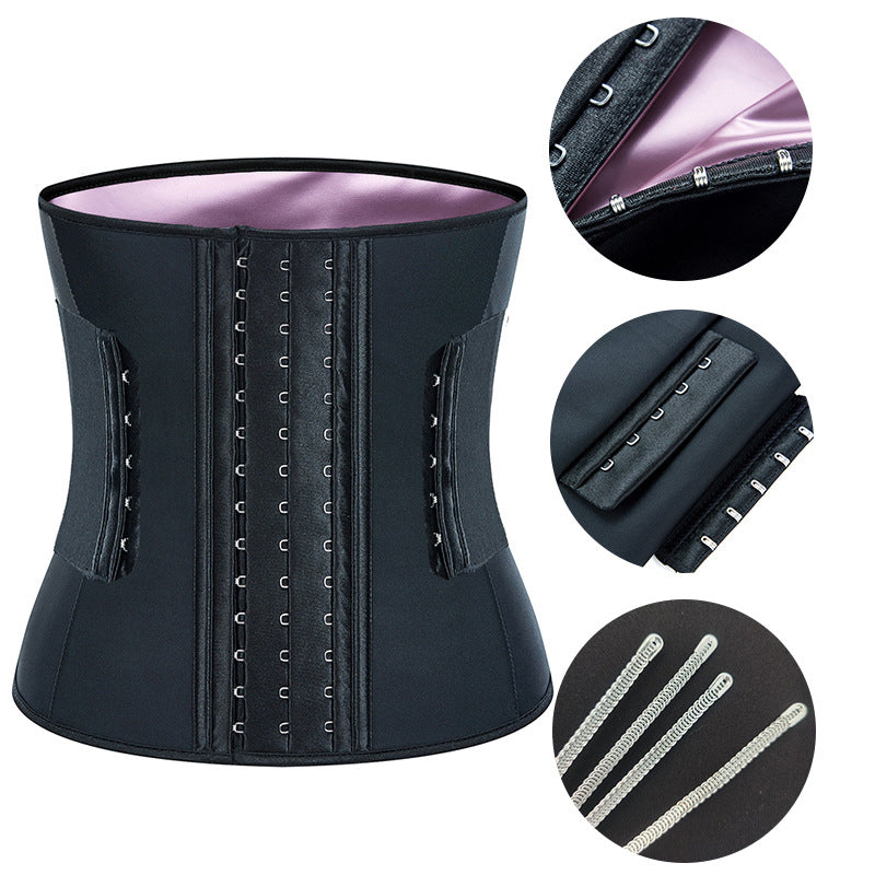 Custom Women Adjustable Sauna Sweat Plus Size Latex Corset Waist Trainer Corset Girdle Woman Waist Shaper Trainer