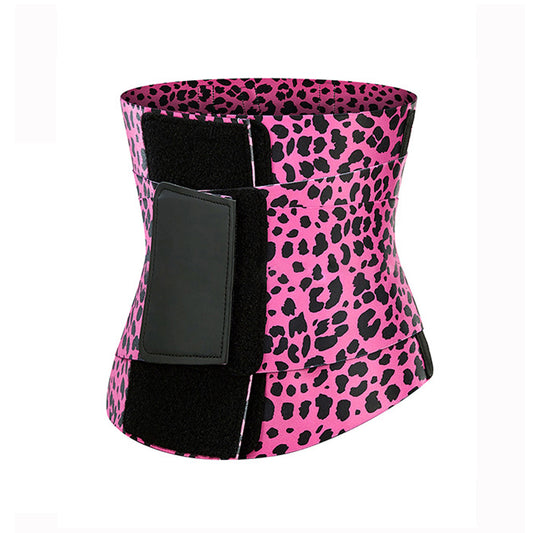 Neoprene Fitness Slimmer Waist Trimmer Belt Elasticity Leopard Print Corset For Women