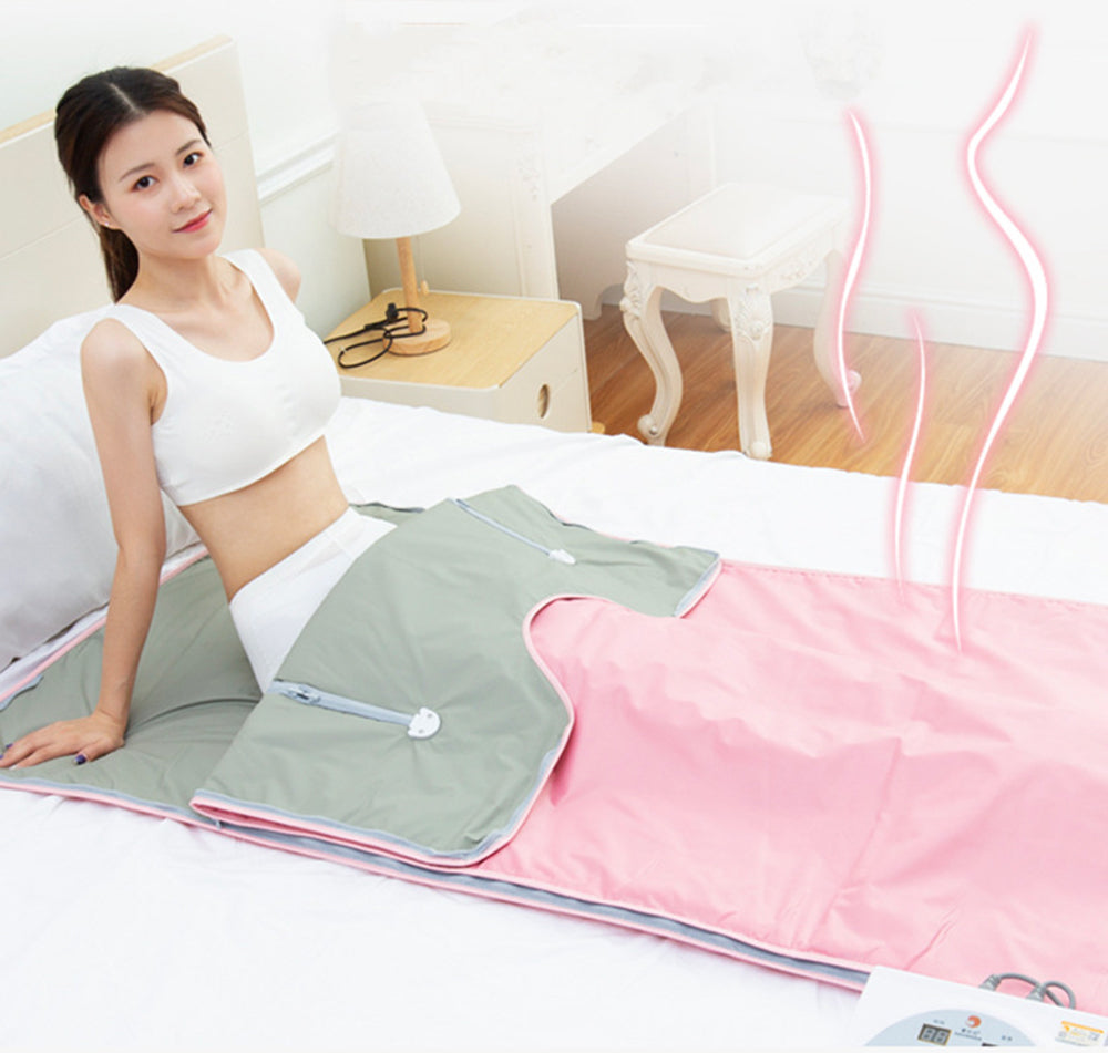 Professional Waterproof portable Cloth Weight Loss inflatable adult Heated Infrared spa capsule Sauna Steamed Blanket