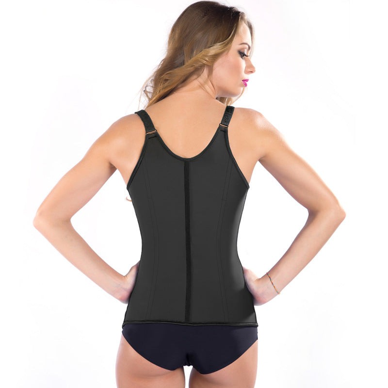 Adjustable Shoulder Strap Neoprene Waist Trainer Vest