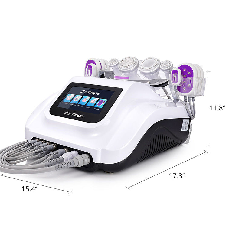 30K S Shape Ultrasonic Cavitation Machine Ultrasound&RF EMS Electroporation Vacuum Suction Lipo Laser Body Face Care Multifunction Slim Machine