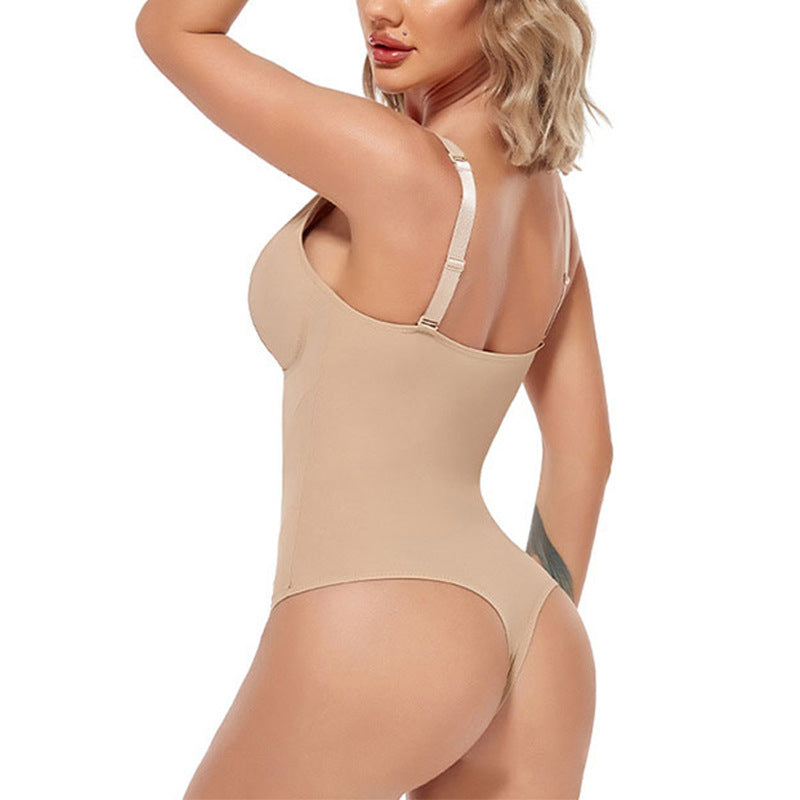 Women Sling Push-Up Chest Body Shaper Slimming Shapewear Bodysuit