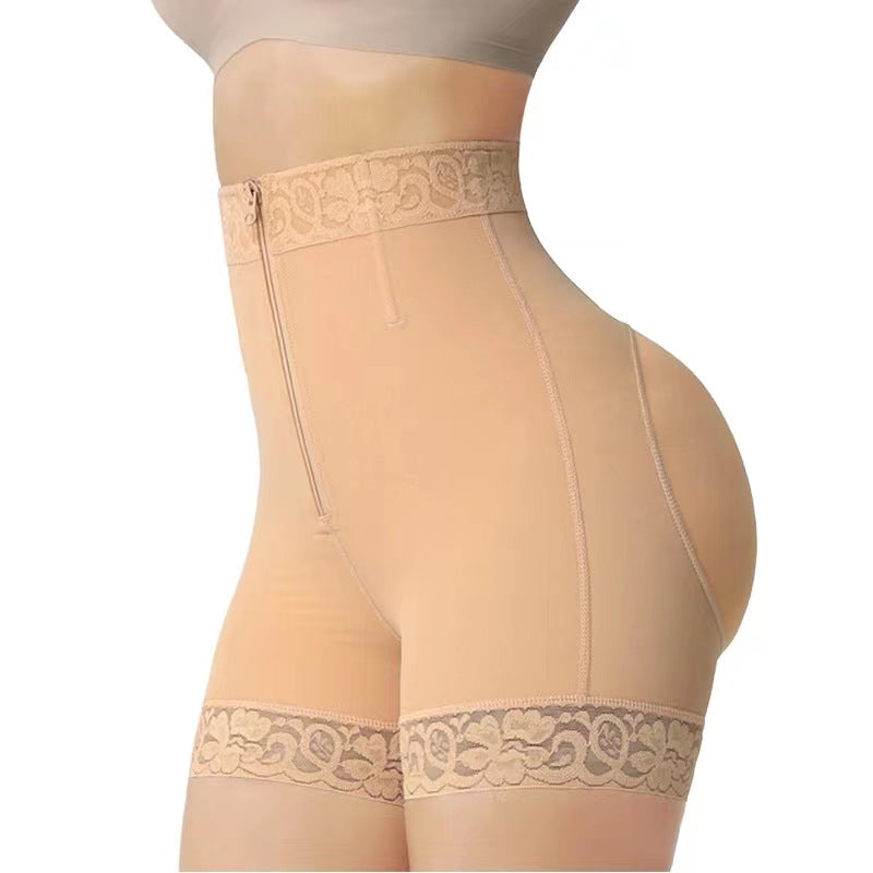 Zipper Tummy Trimmer Control Shaper Plus Size XS to 6XL Hip Enhancer Shapewear Booty Butt Lifter Shorts