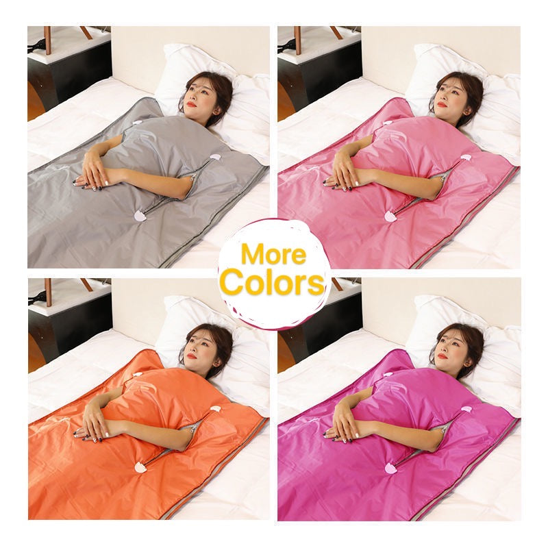 Professional Waterproof portable Cloth Weight Loss inflatable adult Heated Infrared spa capsule Sauna Steamed Blanket