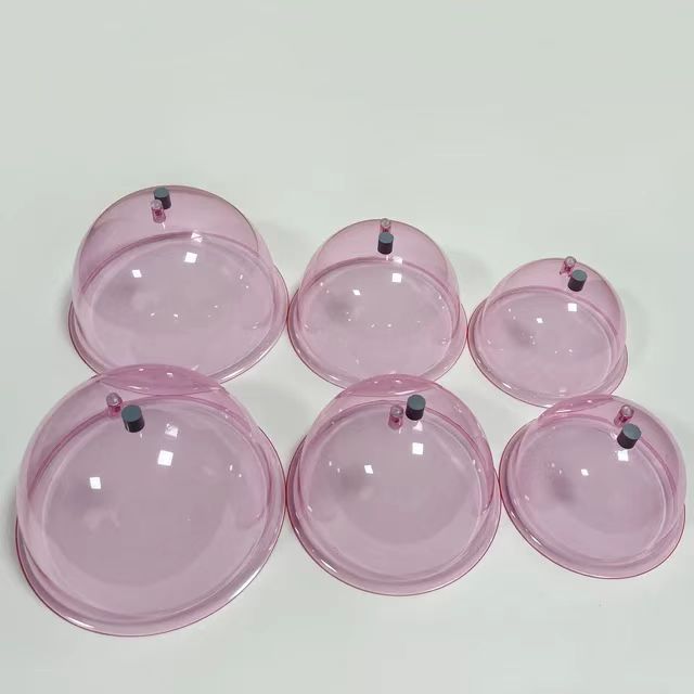 pink 180mm 210mm 250mm XL Butt Shape Suction Cups 25.6cm Vacuum Cupping Machine Vacuum Therapy Cups