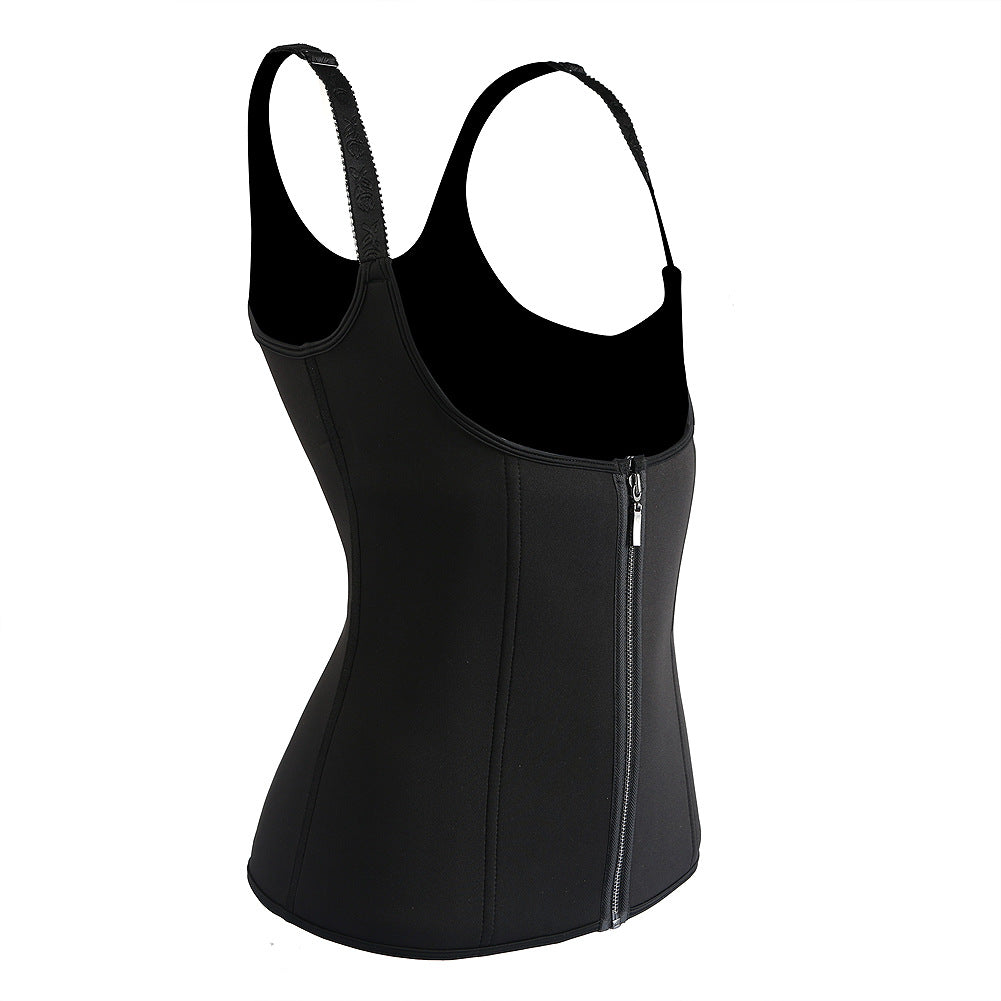 Adjustable Shoulder Strap Neoprene Waist Trainer Vest