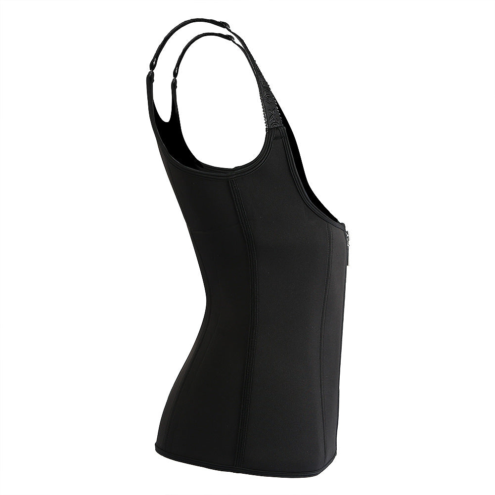 Adjustable Shoulder Strap Neoprene Waist Trainer Vest