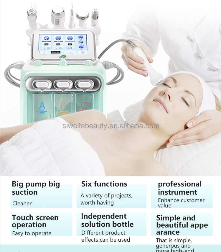 Hydrofaci hydro microdermabrasion hydra H2O2 aqua peel facial machine