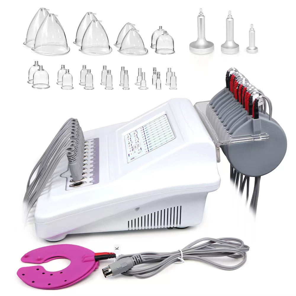 EMS + breast enhancers 2 in1 slim machine butt lift breast enlarge weight loss beauty machine bbl vacuum cups with big breast