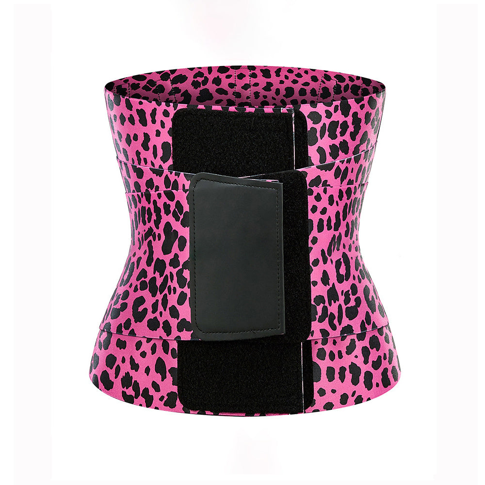 Neoprene Fitness Slimmer Waist Trimmer Belt Elasticity Leopard Print Corset For Women