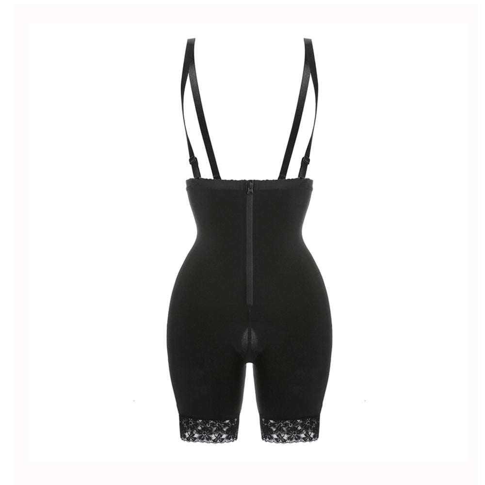 Custom Made Oversize Lace Zipper Shapewear Bodysuit