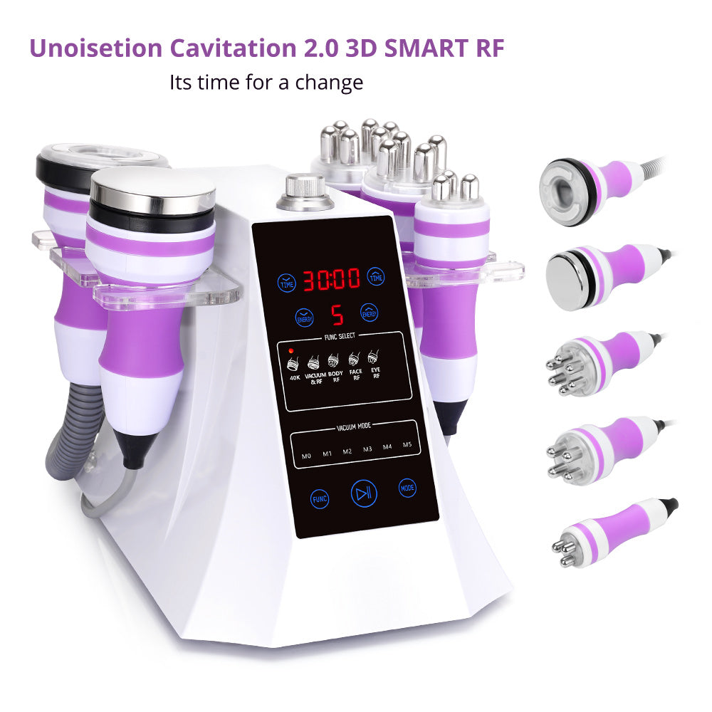 5 In 1 Ultrasonic Cavitation 40k RF Vacuum Body Slimming Skin Lifting Beauty Machine