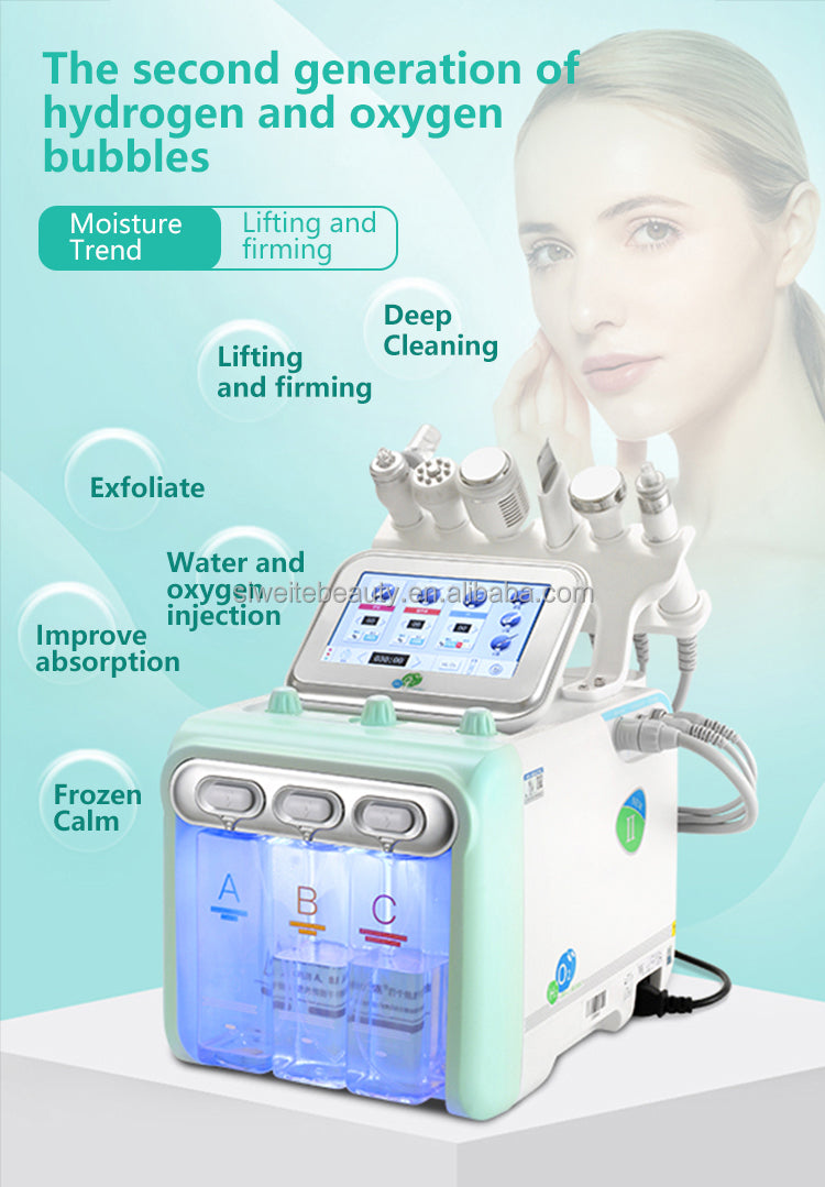 Hydrofaci hydro microdermabrasion hydra H2O2 aqua peel facial machine