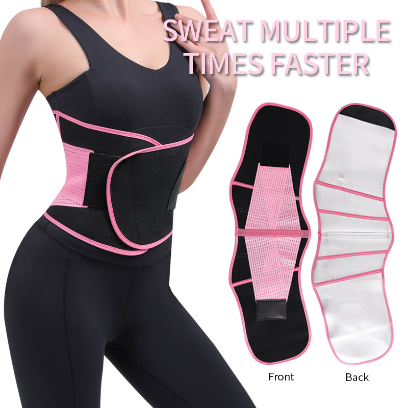 Adjustable Sweat Enhancer Waist Trimmer Belt Back Support Brace Belt for Fast Weight Loss belt