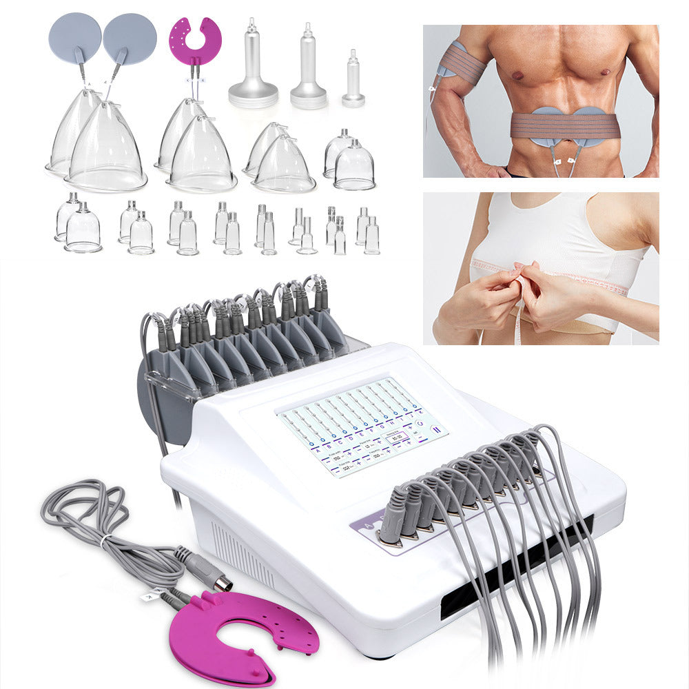 EMS + breast enhancers 2 in1 slim machine butt lift breast enlarge weight loss beauty machine bbl vacuum cups with big breast