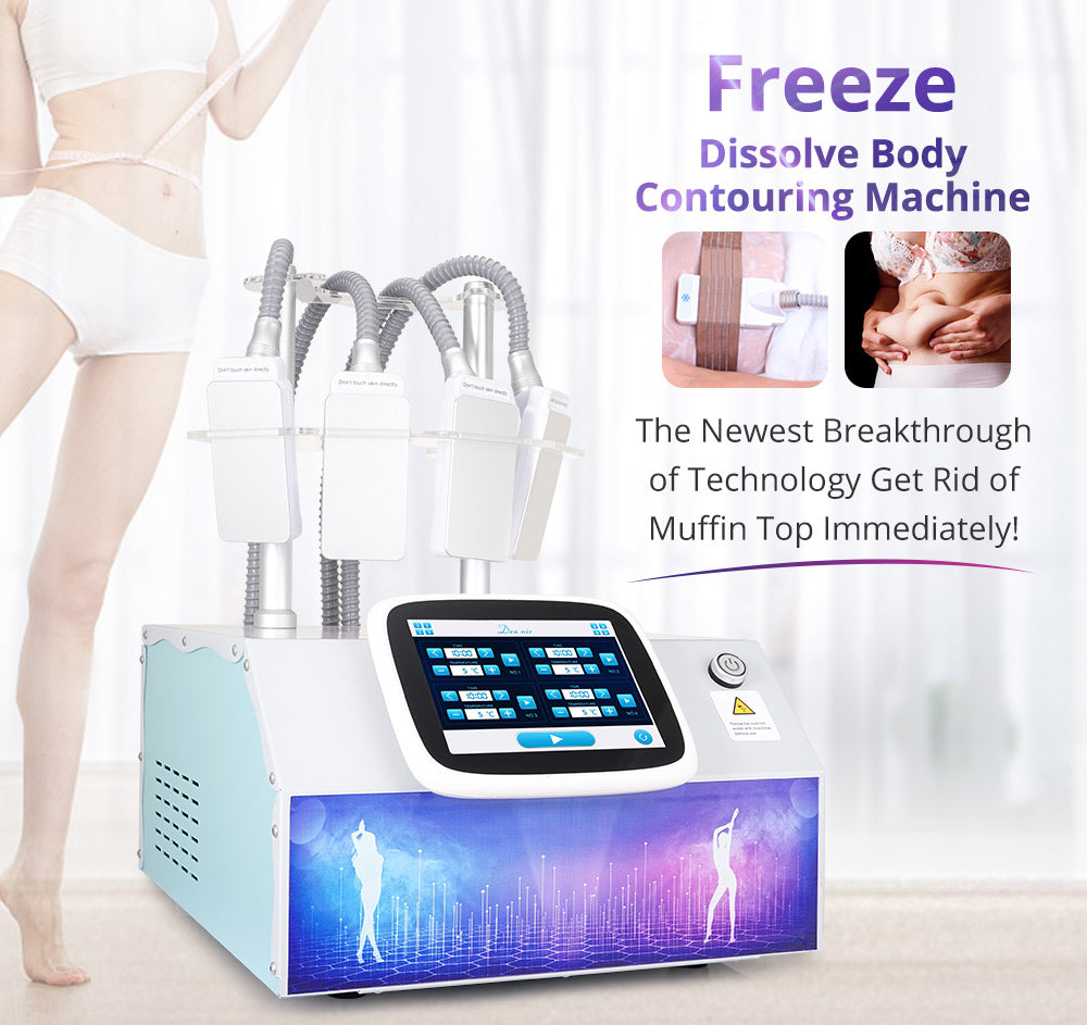 Cold Freeze Slimming Body Shaping Machine Freeze Cryo Weight Loss Vacuum Beauty Salon Equipment