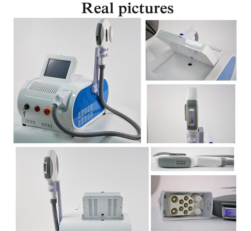 Best portable ipl opt shr shr opt e light handset lamp handle maquina depiladora laser ipl hair removal hair removing machine