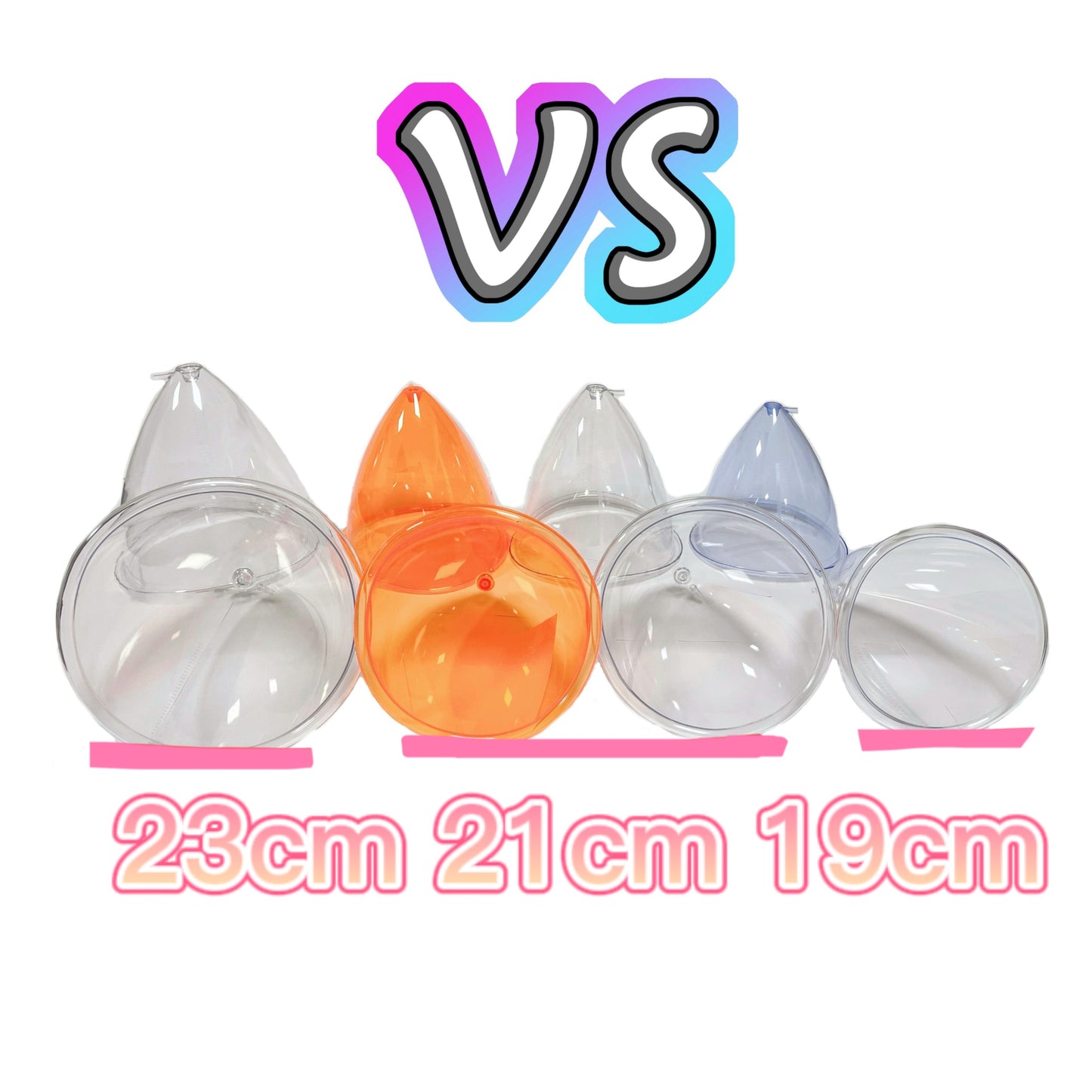 Cup 340ml 250ml 210ml 180ml 26cm 2XL XXL XL L Buttock Lifts Butt Cups For Vacuum cupping machine