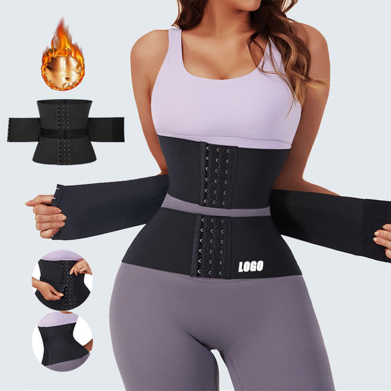 Ladies Sports Slimming Abdominal Waistband Shaper Tummy Wrap Waist Trainer