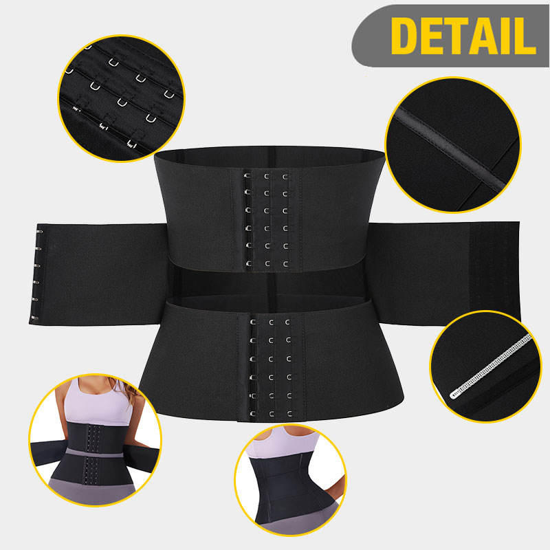 Ladies Sports Slimming Abdominal Waistband Shaper Tummy Wrap Waist Trainer