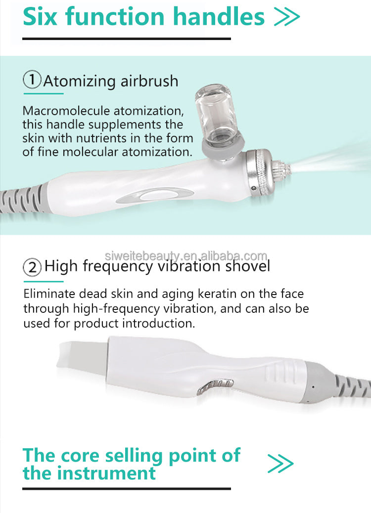 Hydrofaci hydro microdermabrasion hydra H2O2 aqua peel facial machine