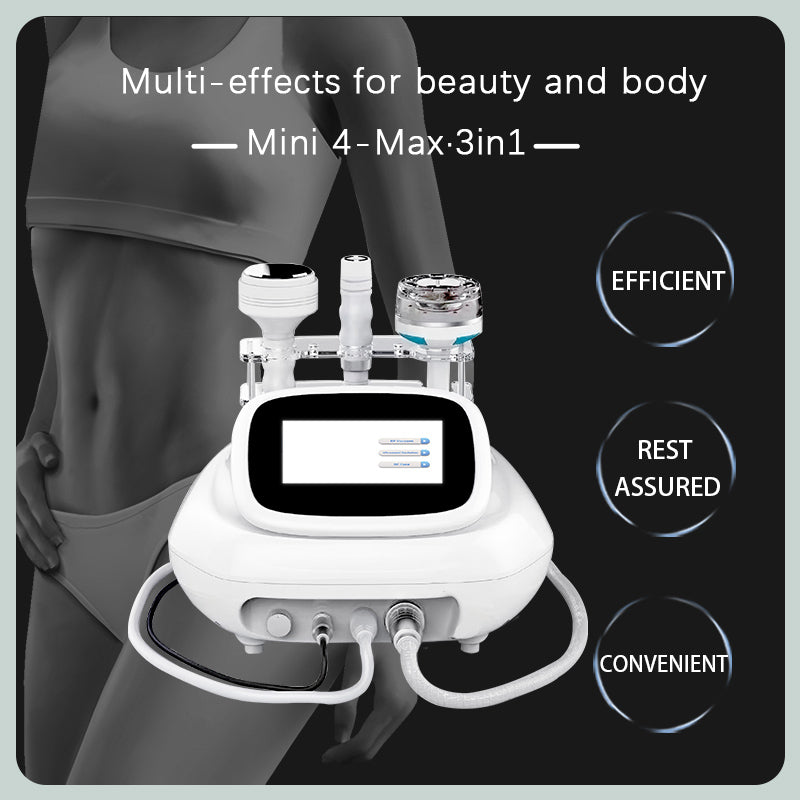 3 in 1 40k cavitatIon vacuum lipo massage machine Mini 4-MAX Slimming Machine
