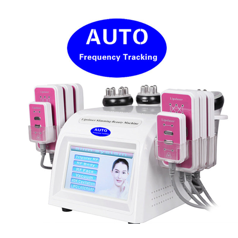 Hot Sale 6 In 1 Vacuum Laser Cavitation RF Radio Frequency Body Facial SPA Shaper 40K Slimming Machine Body-shaping equipment